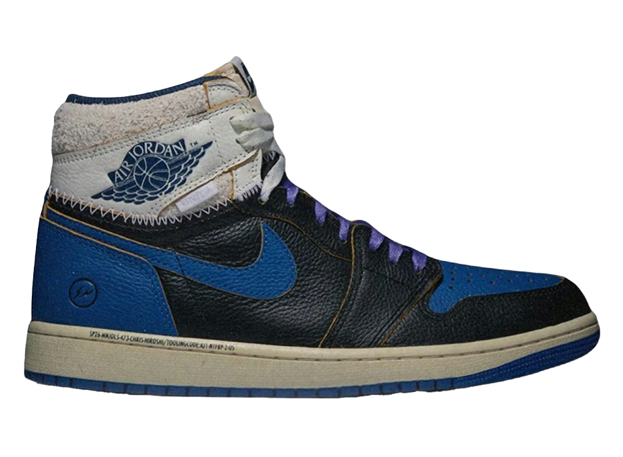 Jordan 1 Retro High OG SP Fragment x Union LA Sport Royal