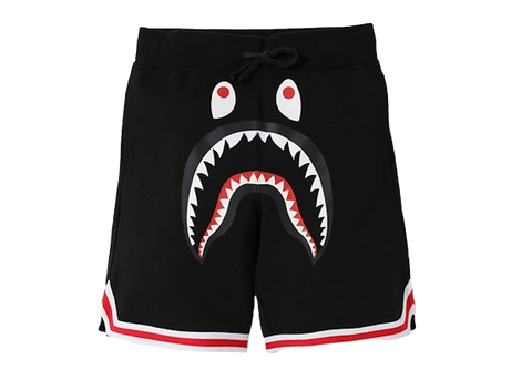 BAPE Shark Basketball Sweat Shorts Black (Pre-Owned)