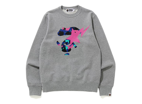 BAPE x Kid Cudi Crewneck Gray (Pre-Owned)