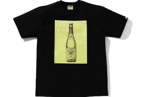 BAPE Champagne Tee Black