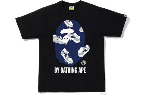 BAPE Sta Random by A Bathing Ape Tee Black/Navy