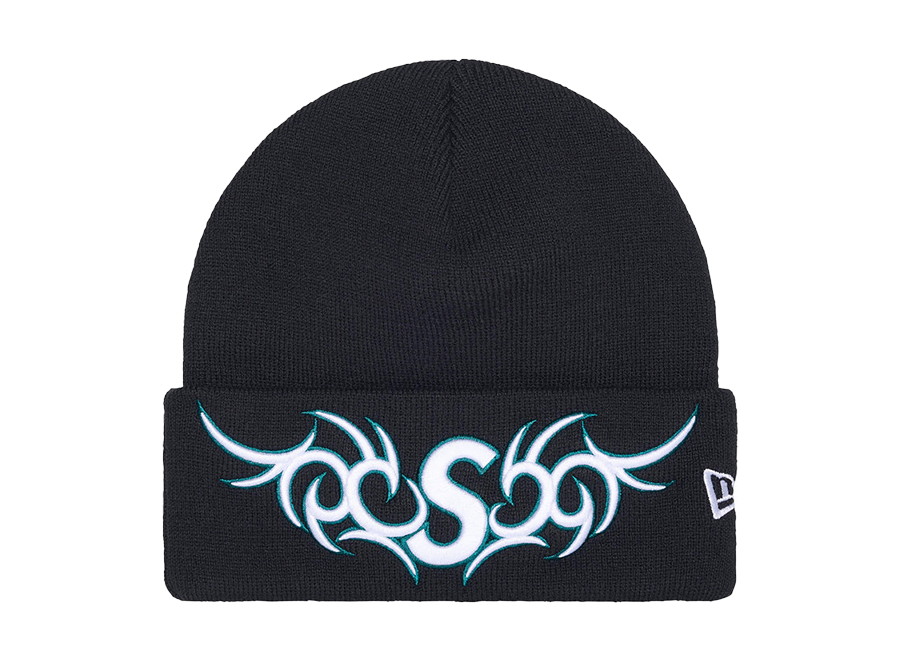 Supreme Tribal S Logo Beanie Navy