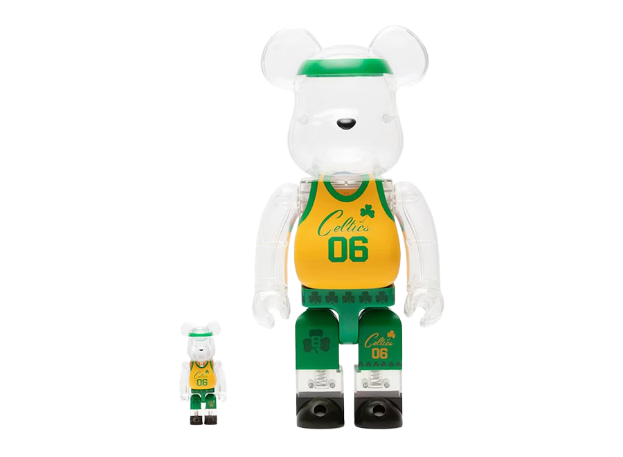 Bearbrick x Bodega x NBA Worldwide Respect Boston Celtics 100% & 400% Set