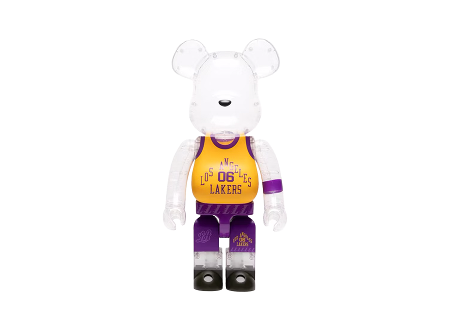 Bearbrick x Bodega x NBA Worldwide Respect Los Angeles Lakers 1000%