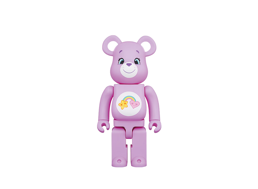 Bearbrick x Care Bears Best Friend Bear 400% Purple