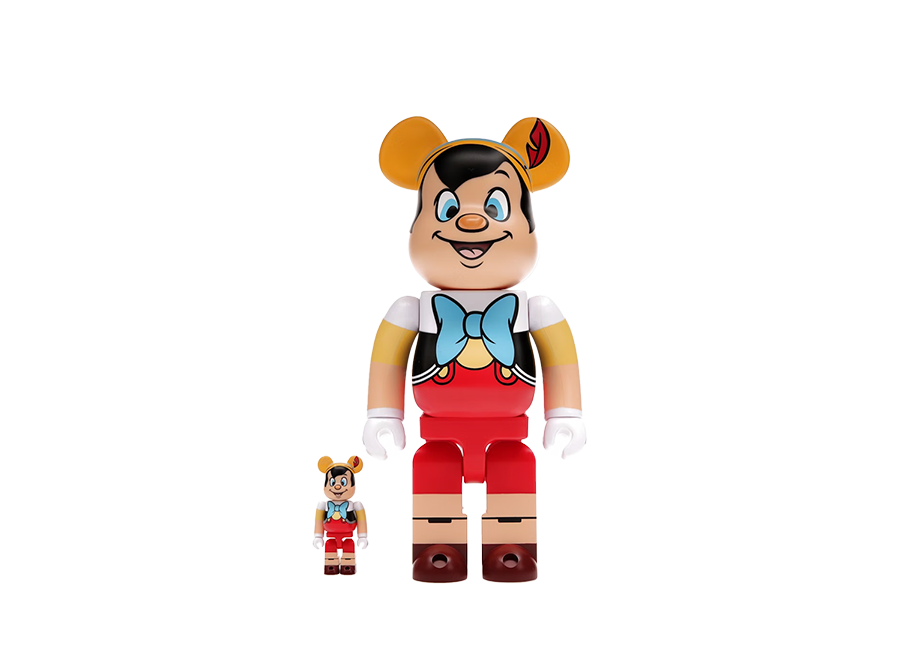 Bearbrick x Disney Pinocchio 100% & 400% Set