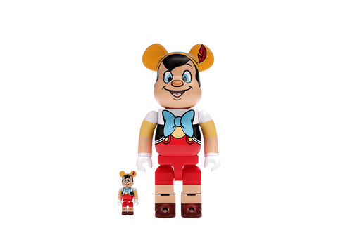 Bearbrick x Disney Pinocchio 100% & 400% Set