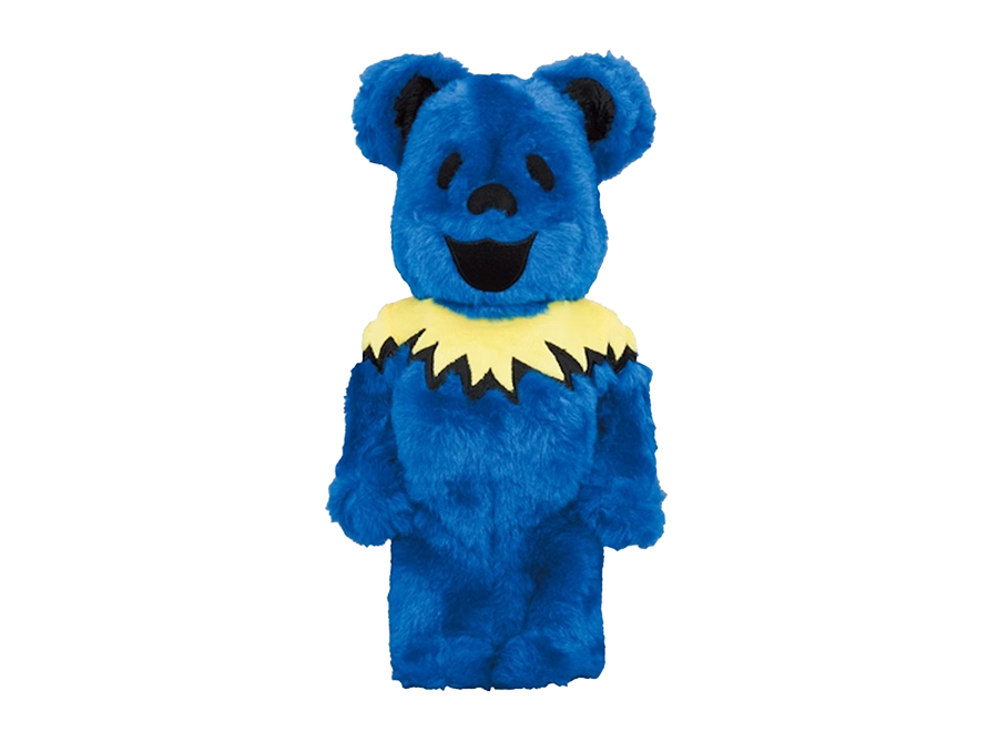 Bearbrick x Grateful Dead Dancing Bear Costume Ver. 400% Blue