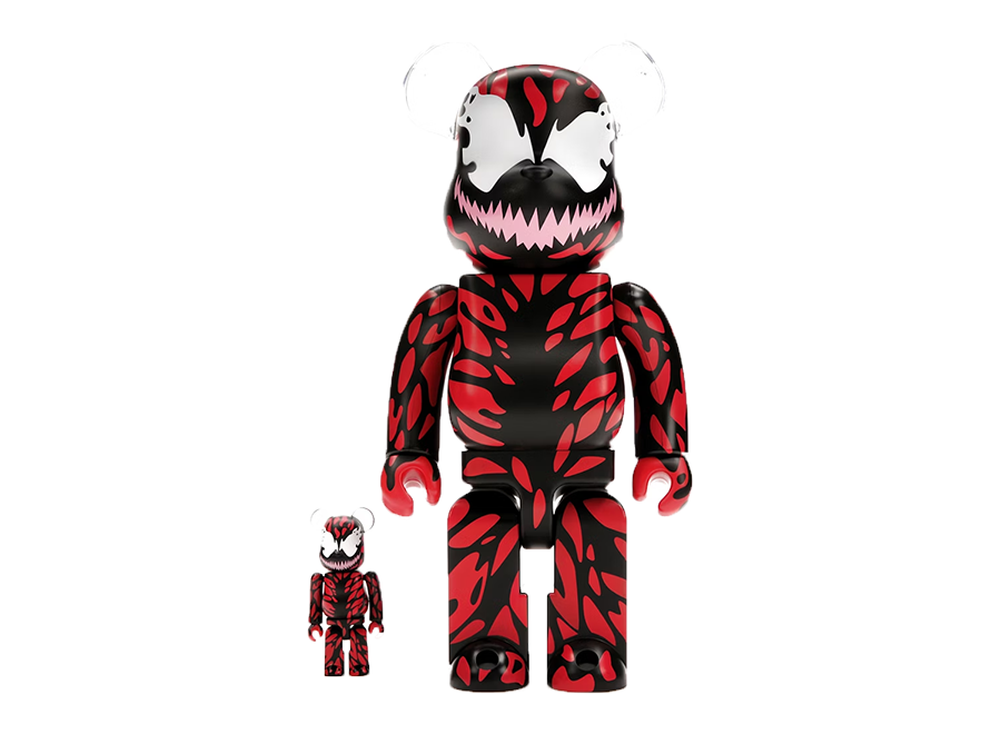 Bearbrick x Marvel Carnage 100% & 400% Set