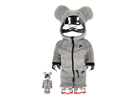 Bearbrick x Nike Tech Fleece N98 100% & 400% Set (Pre-Owned)