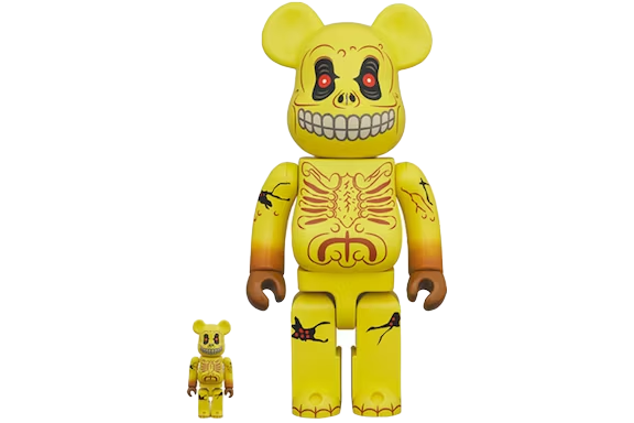 Bearbrick Skull Face 100% & 400% Set