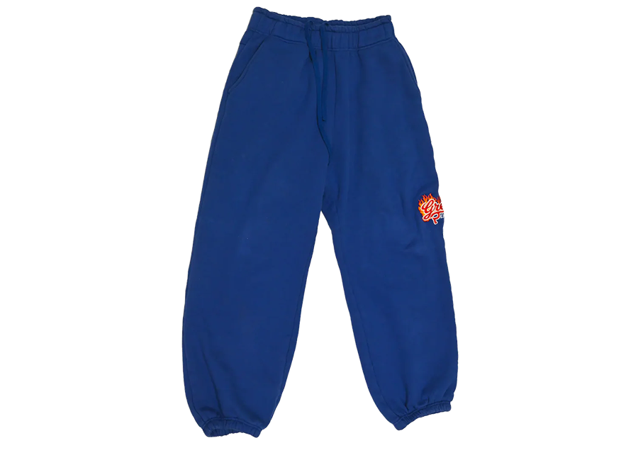 Greedy Unit Blue Flame Sweatpants