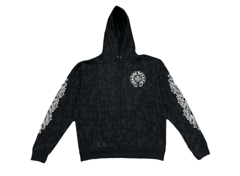 Chrome Hearts Cemetery Cross All Over Print Hoodie (Pre-Owned)