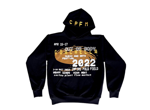 Cactus Plant Flea Market Coachella x CPFM Weekend 1 Hoodie Black (Pre-Owned)