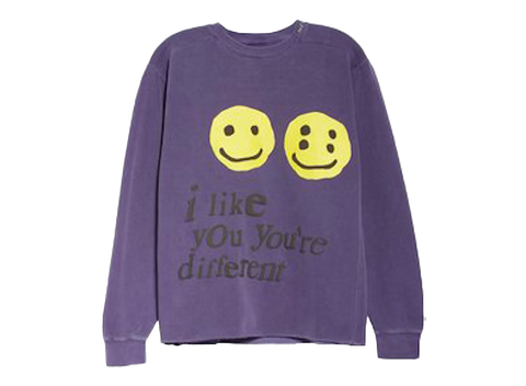 Cactus Plant Flea Market x Union I Like You You're Different Crewneck Purple (Pre-Owned)