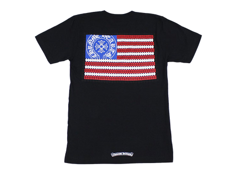 Chrome Hearts American Flag Dagger T-shirt Black (Pre-Owned)