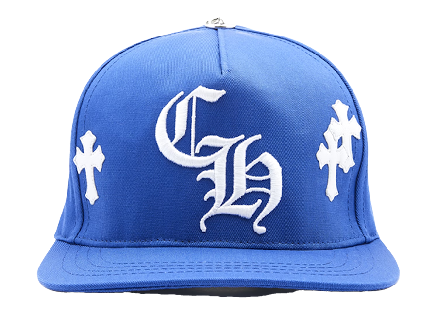 Chrome Hearts Cross Patch Baseball Hat Blue (Pre-Owned)