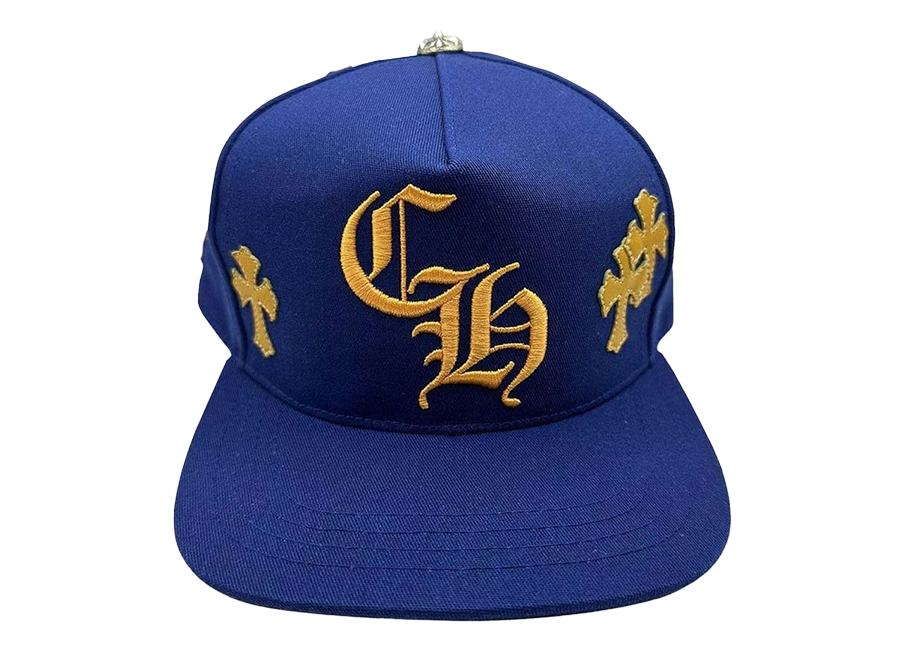Chrome Hearts Cross Patch Cap Blue/Yellow (Pre-Owned)