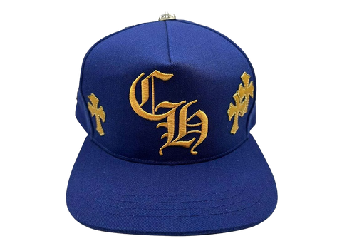 Chrome Hearts Cross Patch Cap Blue/Yellow (Pre-Owned)