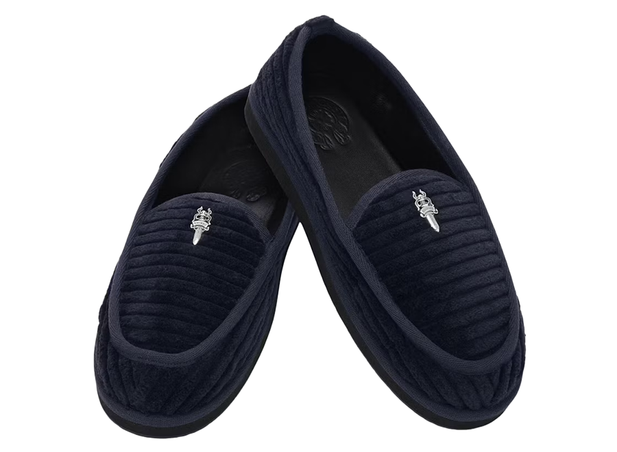 Chrome Hearts Dagger Slippers Navy