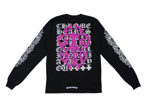 Chrome Hearts Eye Chart Dagger Longsleeve T-shirt Black (Pre-Owned)