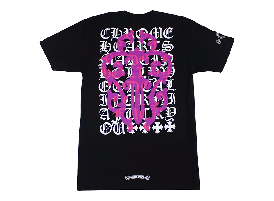 Chrome Hearts Eye Chart Dagger T-Shirt Black (Pre-Owned)
