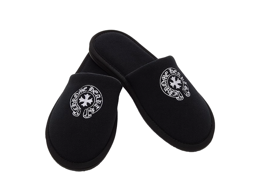 Chrome Hearts Hotel Slippers Black (Pre-Owned)