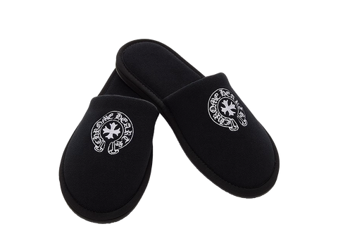 Chrome Hearts Hotel Slippers Black (Pre-Owned)