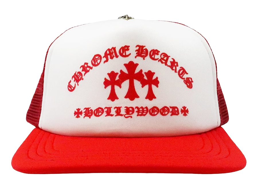 Chrome Hearts King Taco Trucker Hat Red/White (Pre-Owned)