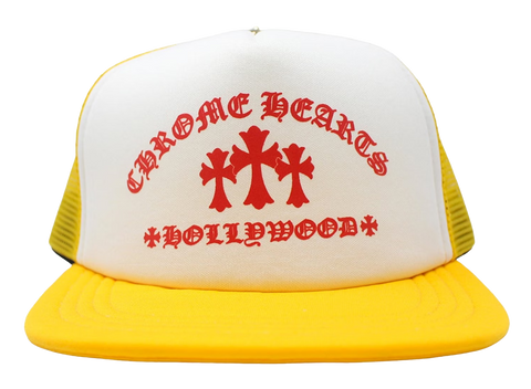 Chrome Hearts King Taco Trucker Hat Yellow/White/Red (Pre-Owned)