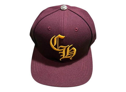 Chrome Hearts Essentials LA Exclusive Baseball Wool Cap Cardinal (Pre-Owned)
