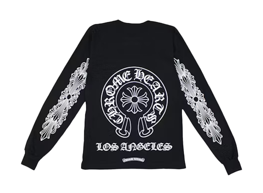 Chrome Hearts Horseshoe Floral Los Angeles Exclusive L/S T-shirt (Pre-Owned)
