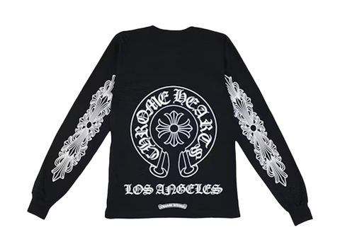 Chrome Hearts Horseshoe Floral Los Angeles Exclusive L/S T-shirt (Pre-Owned)
