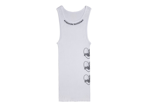 Chrome Hearts Love You Rib Tank White/Black (Pre-Owned)