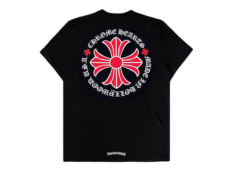 Chrome Hearts Made In Hollywood Plus Cross T-shirt Black/Red (Pre-Owned)