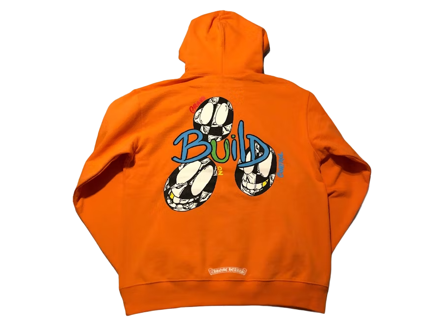 Chrome Hearts Matty Boy Link & Build Hoodie Orange (Pre-Owned)