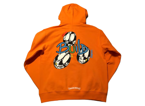 Chrome Hearts Matty Boy Link & Build Hoodie Orange (Pre-Owned)