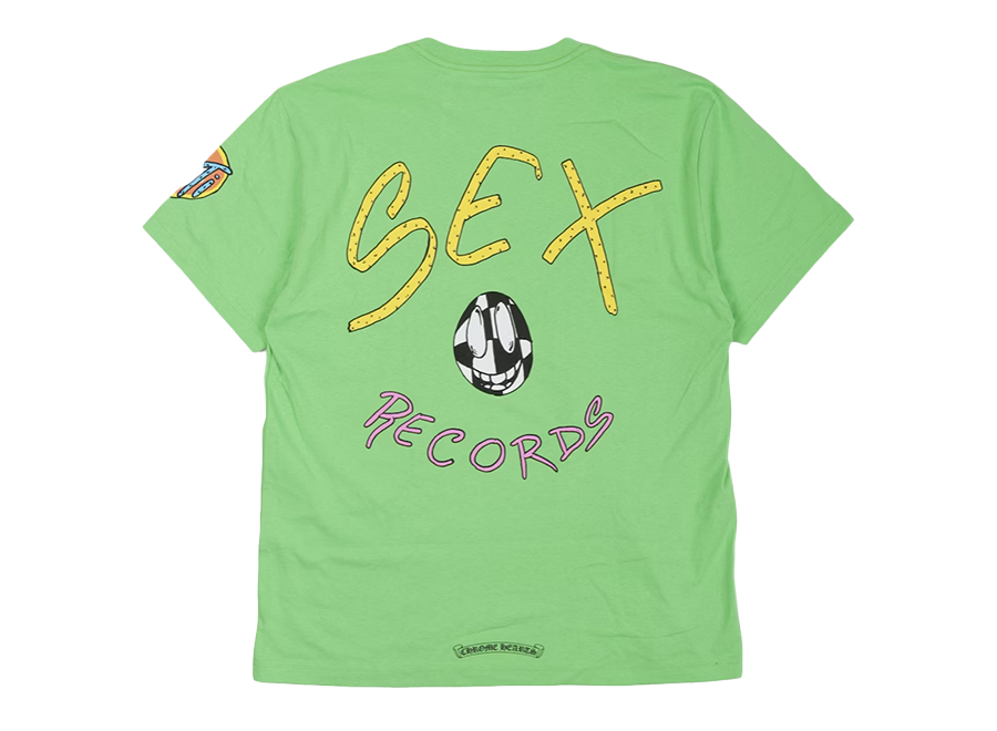 Chrome Hearts Matty Boy Sex Records T-shirt Citrus (Pre-Owned)