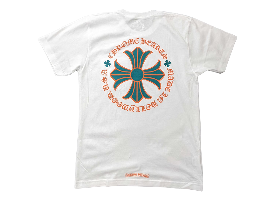 Chrome Hearts Miami Art Basel Exclusive T-shirt White/Green/Orange (Pre-Owned)