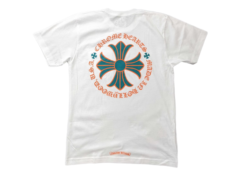 Chrome Hearts Miami Art Basel Exclusive T-shirt White/Green/Orange (Pre-Owned)