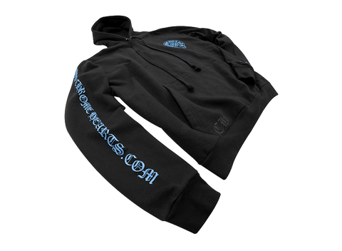 Chrome Hearts Online Exclusive Hoodie Black/Blue (Pre-Owned)