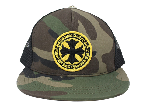 Chrome Hearts Plus Cross Seal Stamp Trucker Hat Camo (Pre-Owned)