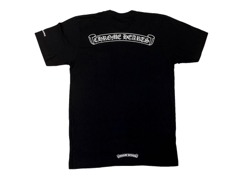 Chrome Hearts Scroll Logo Pocket T-shirt Black (Pre-Owned)