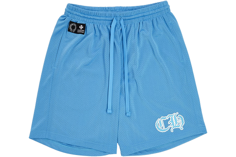 Chrome Hearts Sports Mesh Varsity Shorts Blue (Pre-Owned)