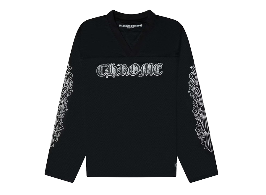 Chrome Hearts Stadium Mesh L/S Jersey Black (Pre-Owned)
