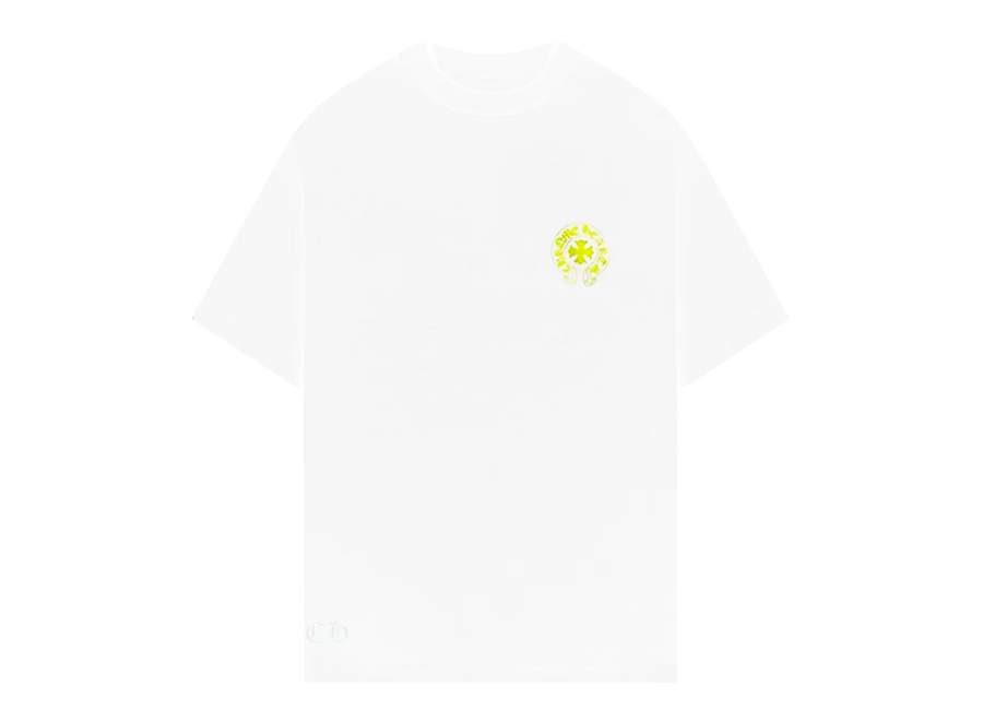 Chrome Hearts Yellow Script Made In Hollywood Tee White (Pre-Owned)