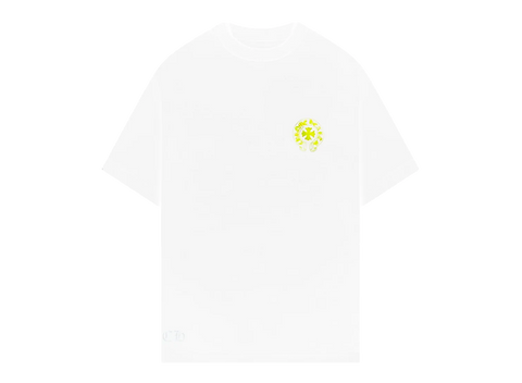Chrome Hearts Yellow Script Made In Hollywood Tee White (Pre-Owned)