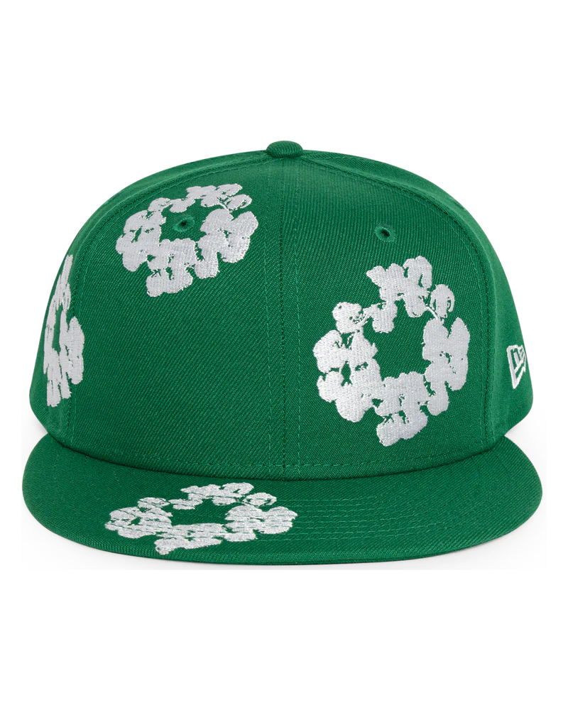 Denim Tears New Era Cotton Wreath 59/50 Cap Green
