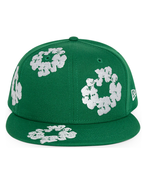 Denim Tears New Era Cotton Wreath 59/50 Cap Green