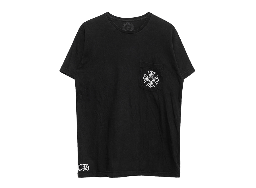 Chrome Hearts Tonal Plus Logo Pocket T-Shirt Black